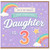 Daughter 3rd Birthday Card, Our Gorgeous Daughter Is 3 As If By Magic