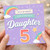 Daughter 5th Birthday Card, Our Gorgeous Daughter As If By Magic