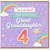 4th Birthday Card for Great Granddaughter, As If By Magic