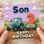 Son 3rd Birthday Card, Happy Birthday Tractor Card