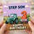 3rd Birthday Card for Step Son, Happy Birthday Tractor Card