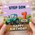 Step Son 7th Birthday Card, Tractor Birthday Card for Step Son