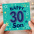 30th Birthday Card Son