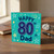80th Birthday Card for Dad, Happy 80th Dad Card