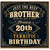 Brother 20th Birthday Card, Just the Best Brother Happy 20th Birthday Card