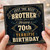 Brother 70th Birthday Card, Just the Best Brother Happy 70th Birthday Card