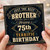 Brother 75th Birthday Card, Just the Best Brother Happy 75th Birthday Card