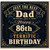 Dad 86th Birthday Card, Just the Best Dad Birthday Card