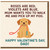 Funny Valentine's Day Card for Dad from the Dog - Cute Puppy with Leash and Roses Are Red Poem - Humorous Pet Dad Card