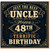 48th Birthday Card for Uncle, Best Uncle Happy Birthday Card