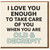 Funny Love Anniversary Card - I Love You Enough To Take Care Of You When Are Old & Decrepit - Humour Valentine’s Card for Husband Wife Boyfriend Girlfriend Partner