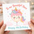 Niece 4th Birthday Card, Beautiful Niece Happy 4th Birthday Unicorn Card