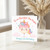 Step Daughter 6th Birthday Card, Cute Unicorn Birthday Card