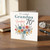 Grandad 70th Birthday Card, To a Wonderful Grandpa Happy 70th Floral Button Bouquet Card