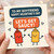 Boyfriend Valentine’s Day Card - Let’s Get Saucy - Funny Pun Ketchup & Mustard Cartoon - To My Boyfriend Happy Valentine’s Day - Cute Love/Anniversary Greeting Card