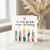 Step Sister 74th Birthday Card, Lovely Birthday Card with Colourful Candles