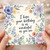 Birthday Card, I Hope Your Birthday Is as Wonderful as You Are Floral Card