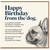 Dog Birthday Card, Happy Birthday from the Dog French Bulldog Card