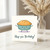 Birthday Card, Hap - pie Birthday Cute Pie Character Card