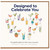 Celebrate You Card, Birthday Thank You Just Because Greeting Card