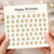 Happy Birthday Card, Wishing You a Wonderful Day Candle Design