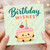 Birthday Wishes Card, Cute Cake Birthday Card
