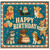 Happy Birthday Card, Cute Dogs Party Time Birthday Card