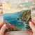 Happy Birthday Card, Scenic Coastal Landscape Card