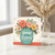 Birthday Card, Hooray It's Your Birthday Floral Vase Card