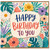 Happy Birthday Card, Floral Birthday Card To You