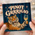 Funny Wine Card, Pinot Grrrigio Tiger Greeting Card