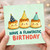 Birthday Card, Cute Pudding Party Hat Birthday Card