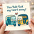 Cute Tuk-Tuk Love Card - You Tuk-Tuk My Heart Away - Pun Anniversary or Valentine’s Day Card for Partner, Boyfriend, Girlfriend, Husband or Wife - Kawaii Rickshaw Design