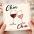 Chin Chin Card, Wine Celebration Card