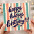 Birthday Card, Happy Happy Birthday Design