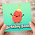 Birthday Card for Bean Lover, Birthday Bean Design