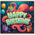 Birthday Card, Cute Octopus Happy Birthday Card