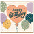Birthday Card, Happy Birthday Balloon Heart Design
