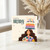 Happy Birthday Card, Colourful Illustrated Woman with Birthday Cake Design