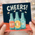 Birthday Card for Beer Lover, Cheers Happy Birthday Card