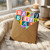 Happy Birthday Card, Colourful Letter Tile Design Birthday Card