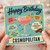 Happy Birthday Card for Cocktail Lover, Cosmopolitan Recipe Birthday Card