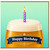 Birthday Card, Happy Birthday Beer Glass Candle Design