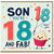 Son 18th Birthday Card, You're 18 and Fab