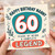 Nanny 60th Birthday Card, Happy Birthday Nanny Complete Legend Card