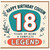 18th Birthday Cousin Card, Happy Birthday Cousin 18 Years of Being a Complete Legend Card