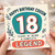 18th Birthday Cousin Card, Happy Birthday Cousin 18 Years of Being a Complete Legend Card