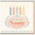 Nanny 60th Birthday Card, Floral Pastel Birthday Card for Nanny