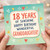 18th Birthday Card for Granddaughter, Happy Birthday Wonderful Granddaughter Card