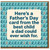 Funny Father's Day Card for Dad - From the Best Child - Humorous Greeting Card from Son or Daughter - Text: 'Here’s a Father’s Day from the best child a dad could ever wish for'